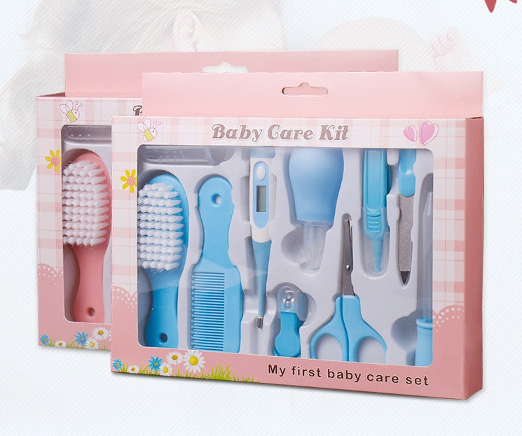 Maternal and Infant Thermometer Feeding Nasal Nasal Care 10 Piece Set Baby Manicure Clamp Nail Clipper Set Maternal and Infant Thermometer Feeding Nasal Nasal Care 10 Piece Set Baby Manicure Clamp Nail Clipper Set